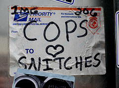 Cops Snitches (delete08) Tags: street urban streetart oregon portland ...