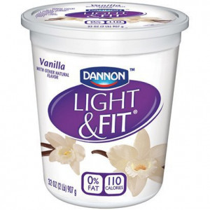 Dannon Light and Fit Greek Vanilla Yogurt