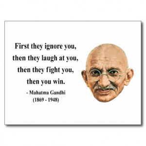 Gandhi Quote 5b Postcards