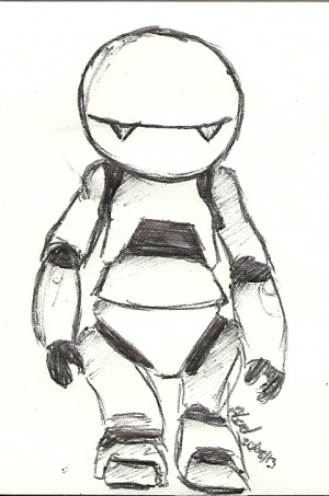 Marvin the Paranoid Android by theeighthdoctor