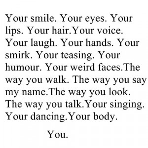 Go Back > Gallery For > His Smile Quotes