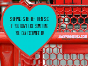 ... and shoes so I don’t need to go shopping, said no woman ever