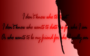 Question Existing - Rihanna Song Lyric Quote in Text Image