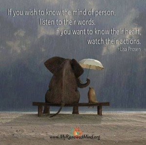 actions speak louder than words