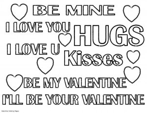 ... Love Coloring Pages : Printable Quotes On Valentine Coloring Pages