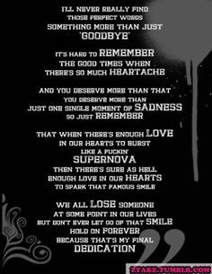 dedication - asking alexandria band lyric, asking alexandria