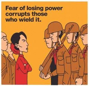 Freedom from Fear quote from Aung San Suu Kyi