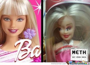 Barbie:before And After Meth