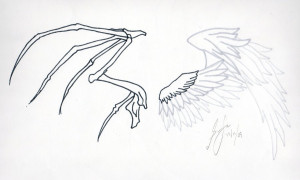 Heaven And Hell Sleeve Tattoos