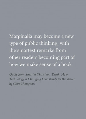 ... How Technology is Changing Our Minds for the Better by Clive Thompson