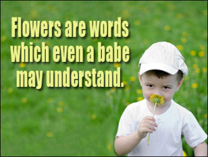 Flowers quote