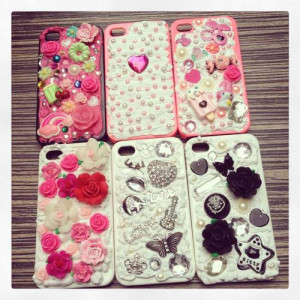 My diy iphone case i was make them all myself:) on We Heart It .