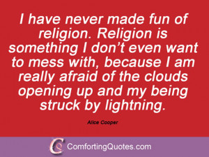 Quotes From Alice Cooper