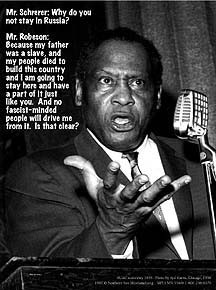 During the 1940s, Robeson continued to perform and to speak out ...