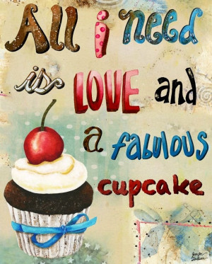 29 Birthday Quotes Cupcake quote illustration art