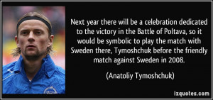 Next year there will be a celebration dedicated to the victory in the ...