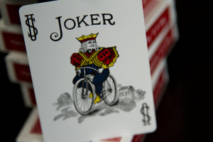 Bicycle Playing Card Joker Two identical jokers in full