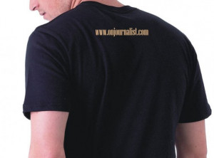 Journalism T-Shirt - Back side