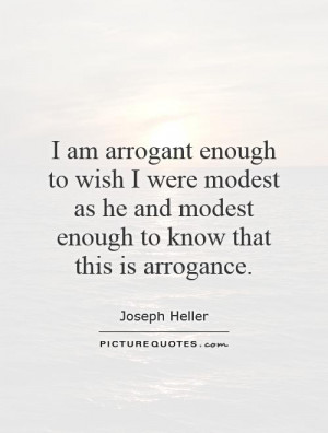 Arrogant Quotes