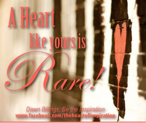 heart like yours is rare! Blessings from the Heart Link Women's ...
