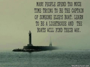 Learn to be a Lighthouse