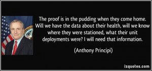 More Anthony Principi Quotes