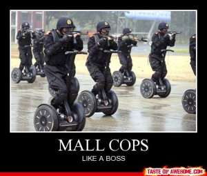Mall cops - Like a boss!
