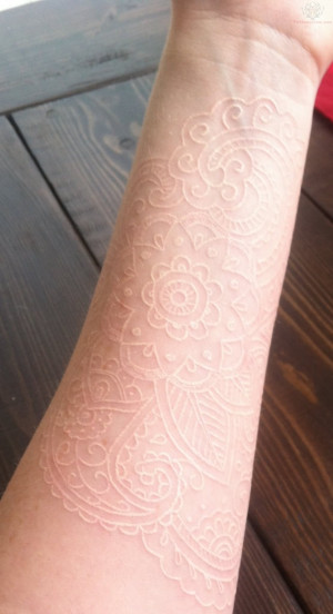 White Ink Tattoos on Wrist