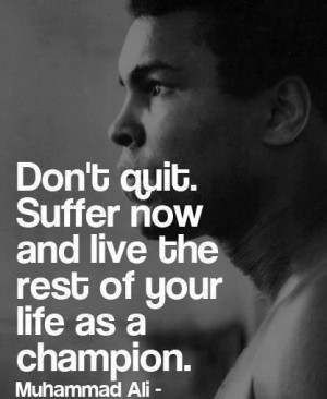 you're not a quitter!