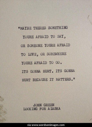 Quotes by john green
