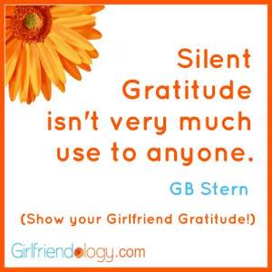 Girlfriendology silent gratitude, friendship quote
