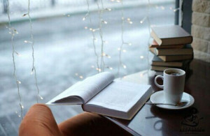 book, books, coffee, cool, dream, hard, library, rain, rainy, reading ...