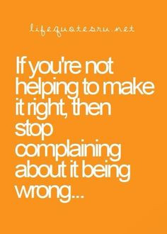 Take the no complaints challenge! No grumbling, no negative self-talk ...