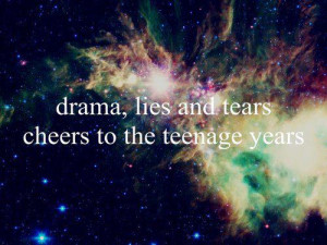 drama, lies, quotes, tears, teenage
