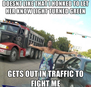 Ran into this lady at the local red light…