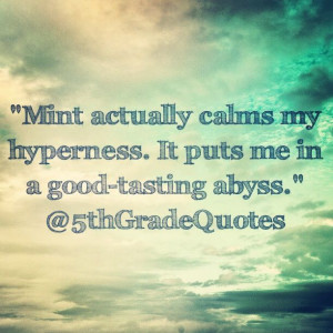5th Grade Quotes #mint #hyperness
