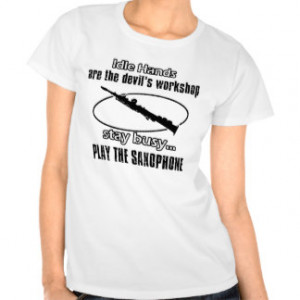 Cool Saxophone designs Tee Shirts