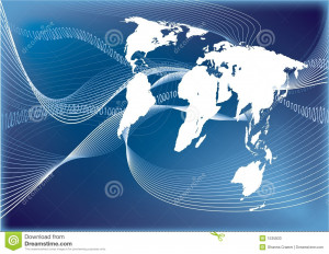 World Map Background...
