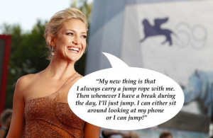 How Kate Hudson Stays in Shape Wherever She Goes