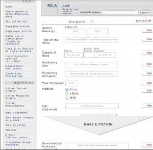 Example Of A MLA Citation