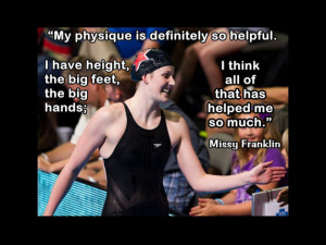 Missy Franklin Swimmer Olympic Swimming Champion Photo Quote Poster ...
