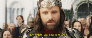 mine lord of the rings return of the king aragorn LOTR Frodo Baggins ...