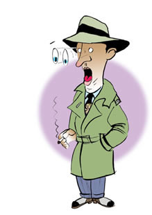 An illustration from Max Scratchmann's parody 'Making Bovril for ...