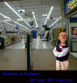 Walter, WalMart greeter extraordinaire
