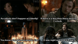 ... castiel, dean winchester, funny, quotes, sam winchester, supernatural