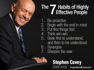 ... people stephen covey 1 be proactive 2 begin with the end in mind 3