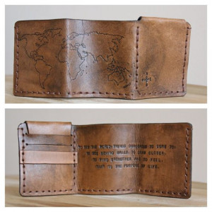 ... Quotes, Walter Mitty Quotes, Leather Wallets, Mitty Wallets, World