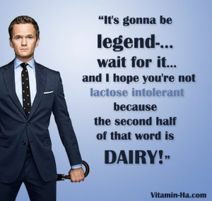 ... http://www.vitamin-ha.com/ten-most-awesome-barney-stinson-quotes/ Like