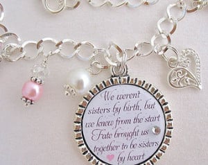 Maid of Honor Bracelet Today a Brid e SISTER GIFT Forever your little ...