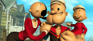 Popeye, Olivia und Swee'Pea wurden schon 2004 animiert.
